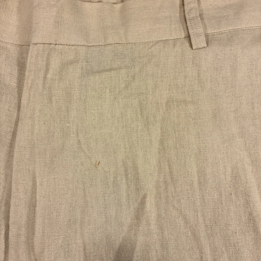 Martinez Montiel Linen‎ Blend Pants Mens 42x31 Tan Relaxed Fit Summer Beach